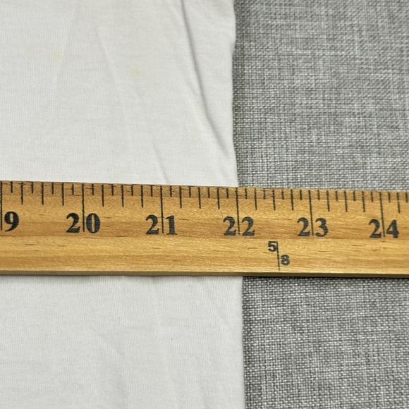 Lululemon Shirt Mens Large White Short Sleeve Crew Neck Pocket Logo Jersey - Picture 3 of 8